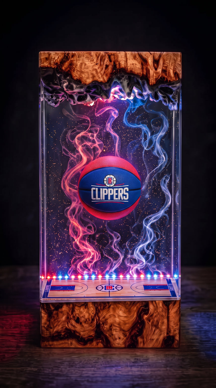 LA Clippers Resin Lamp