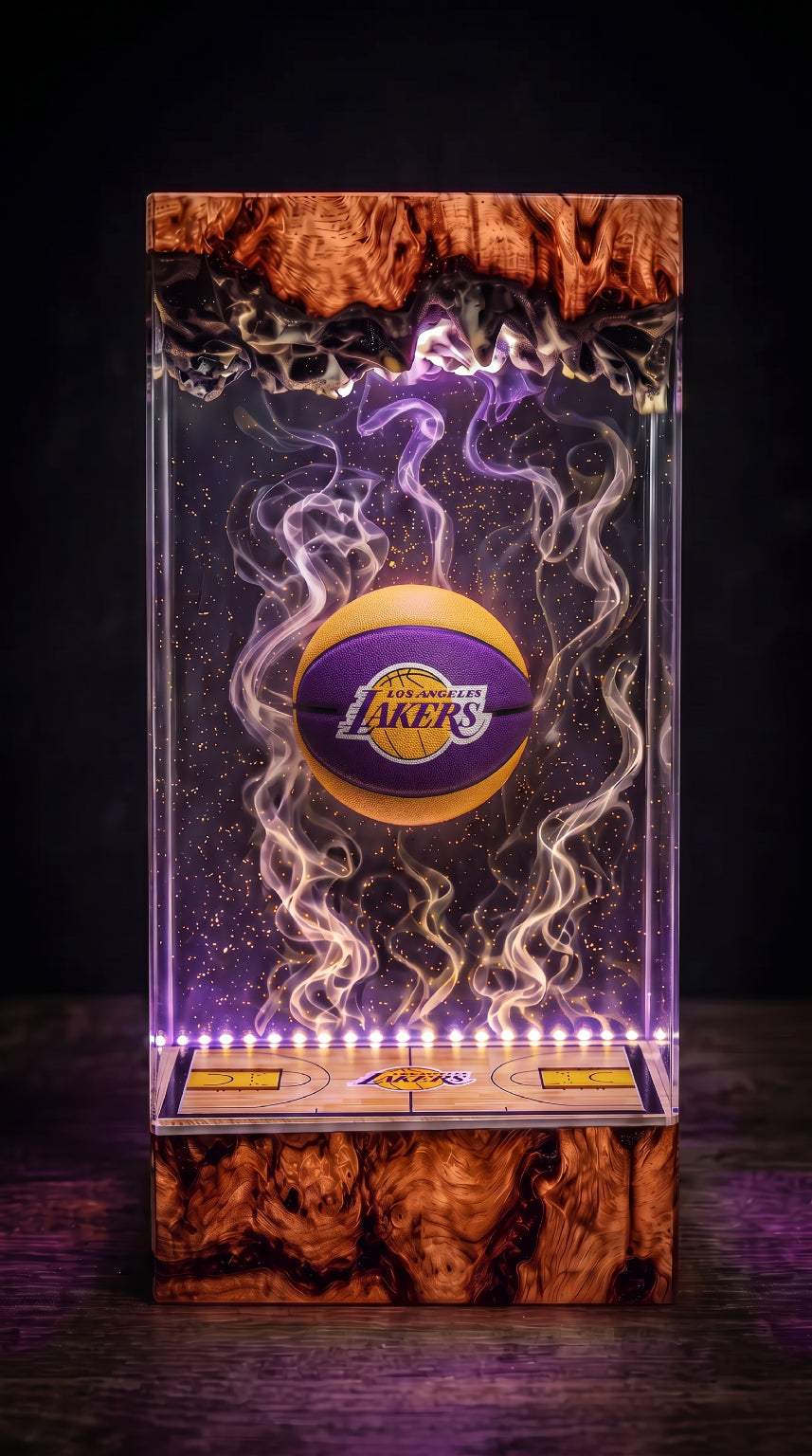 Los Angeles Lakers Resin Lamp
