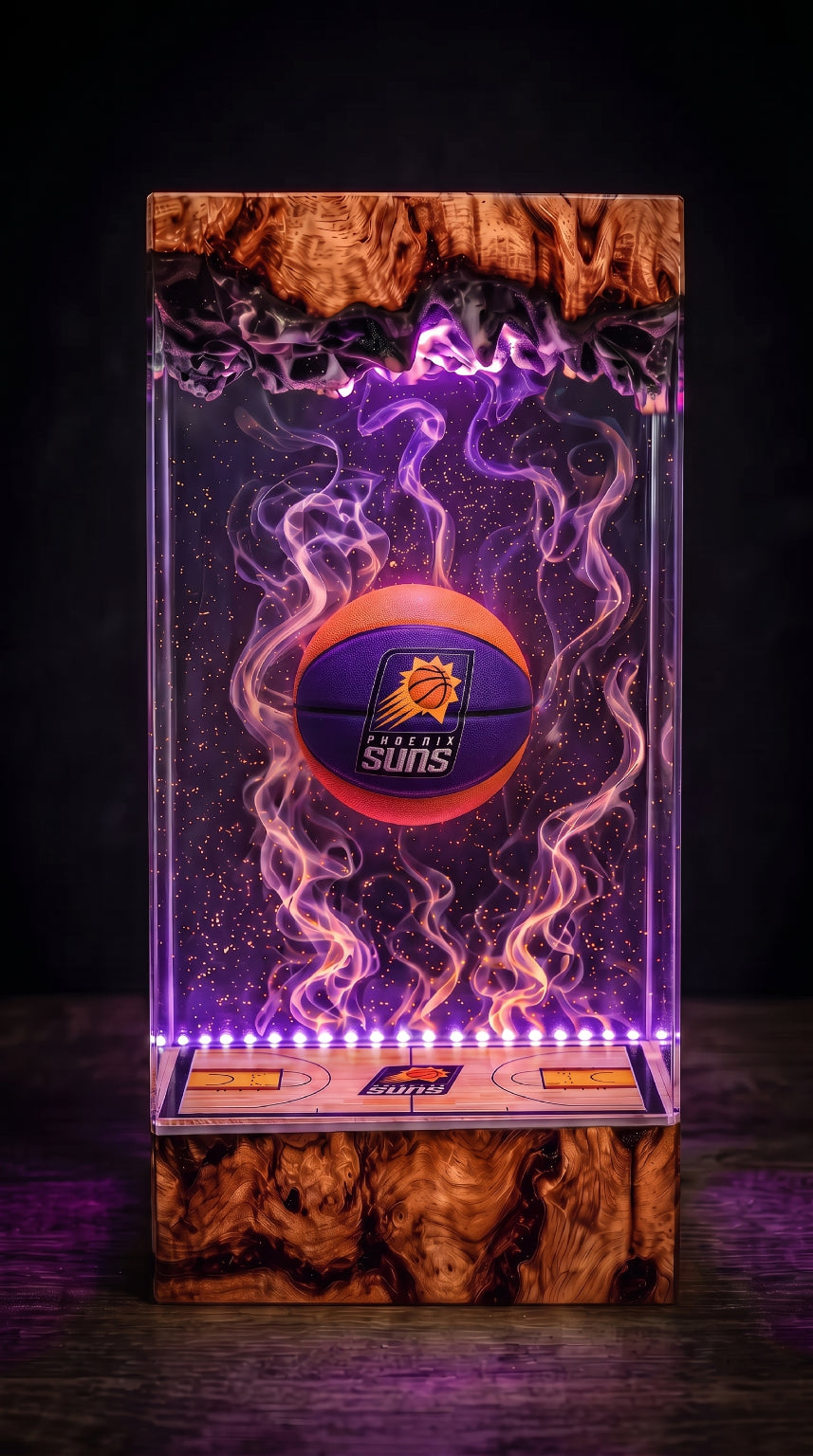 Phoenix Suns Resin Lamp
