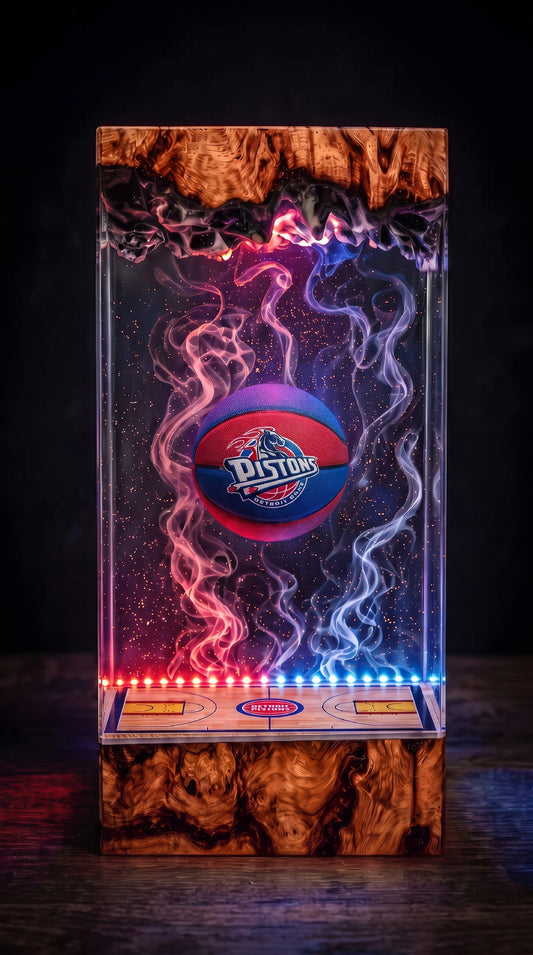 Detroit Pistons Resin Lamp