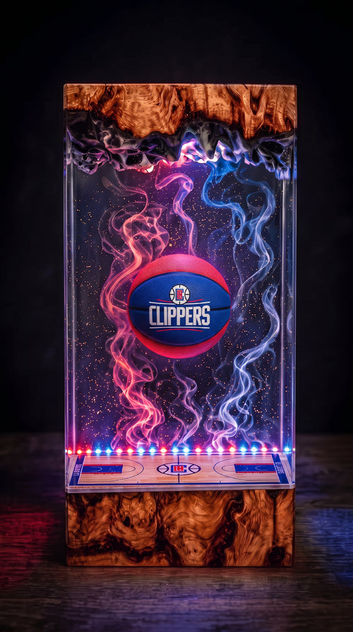 LA Clippers Resin Lamp