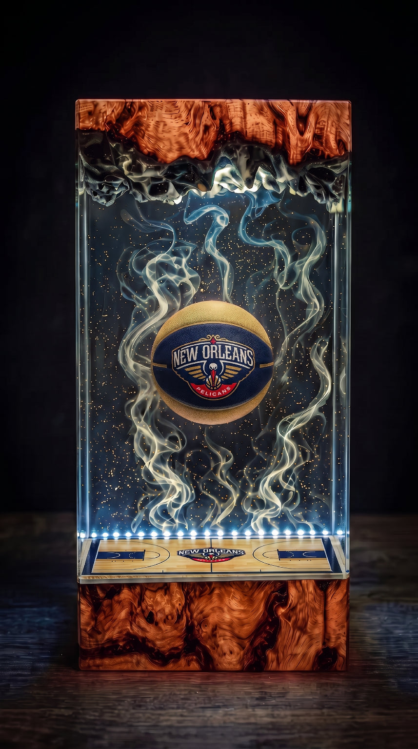 New Orleans Pelicans Resin Lamp