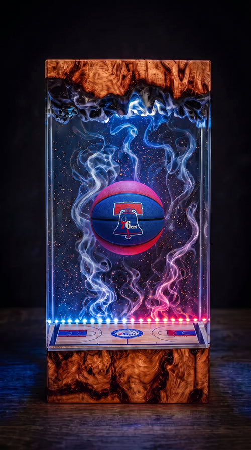 Philadelphia 76ers Resin Lamp