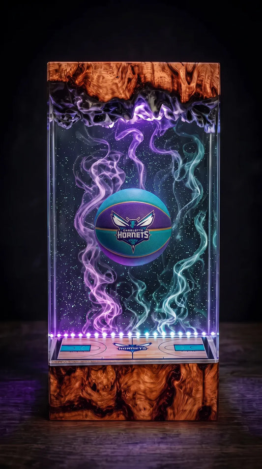 Charlotte Hornets Resin Lamp